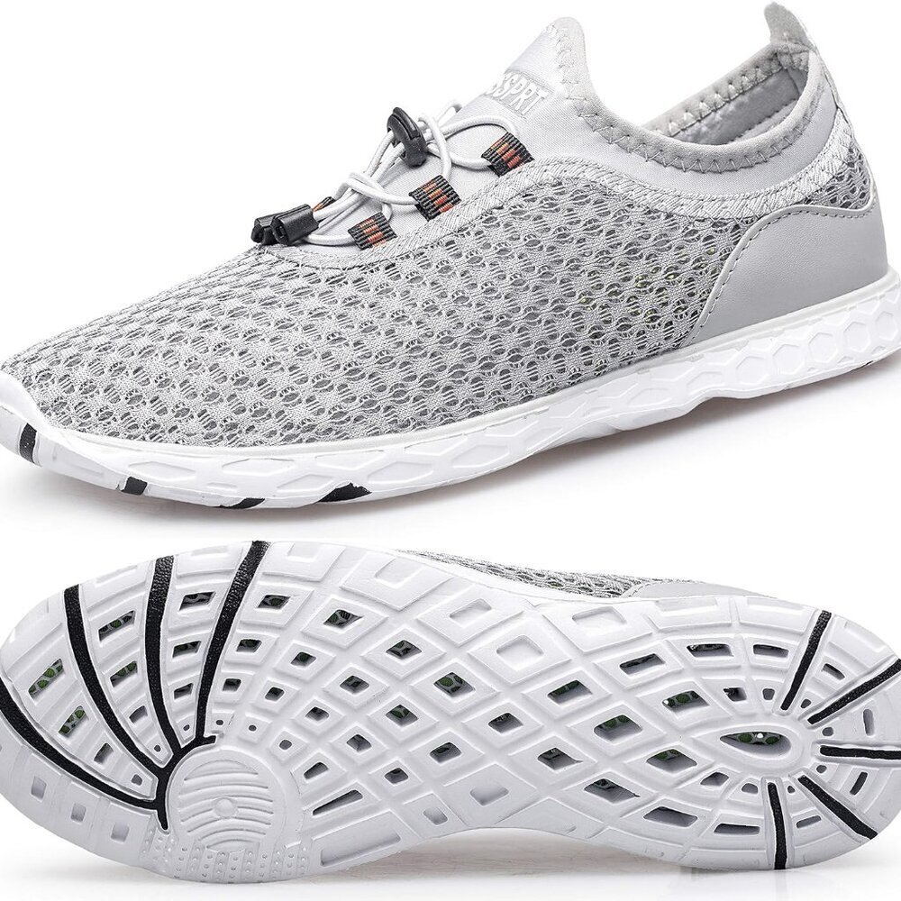 Women's Water Shoes Breathable Mesh Quick Dry Aqua Sneakers for Pool Beach